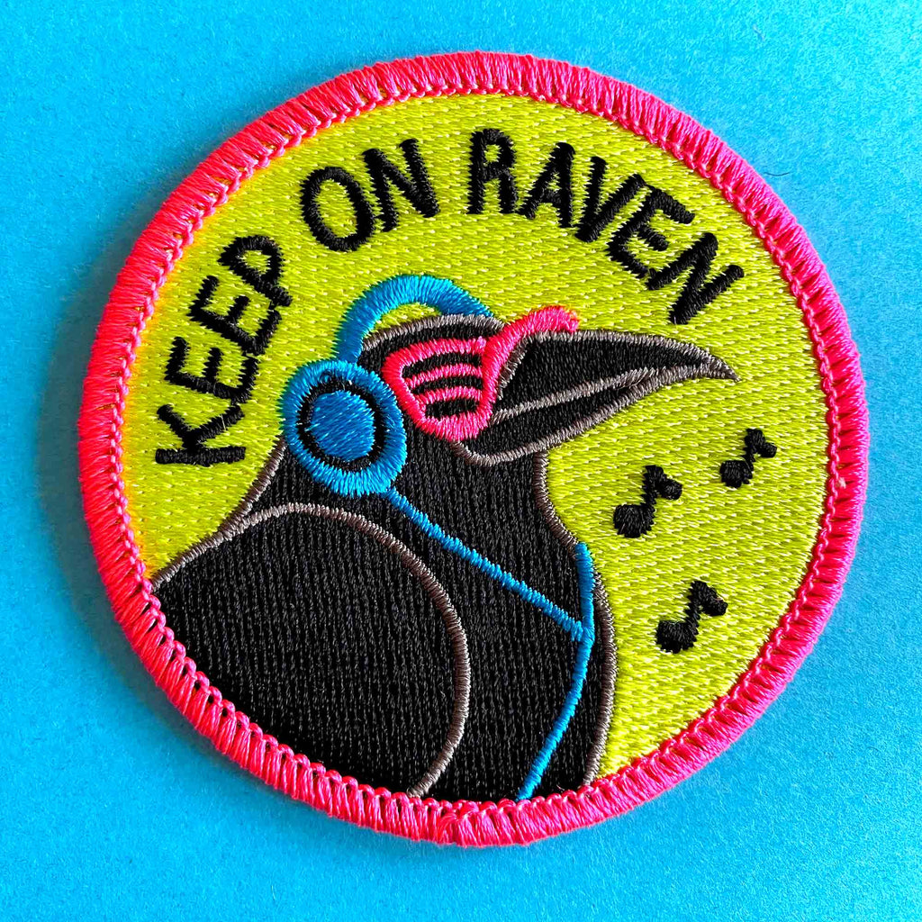 Keep on Raven Iron on Patch | hello DODO