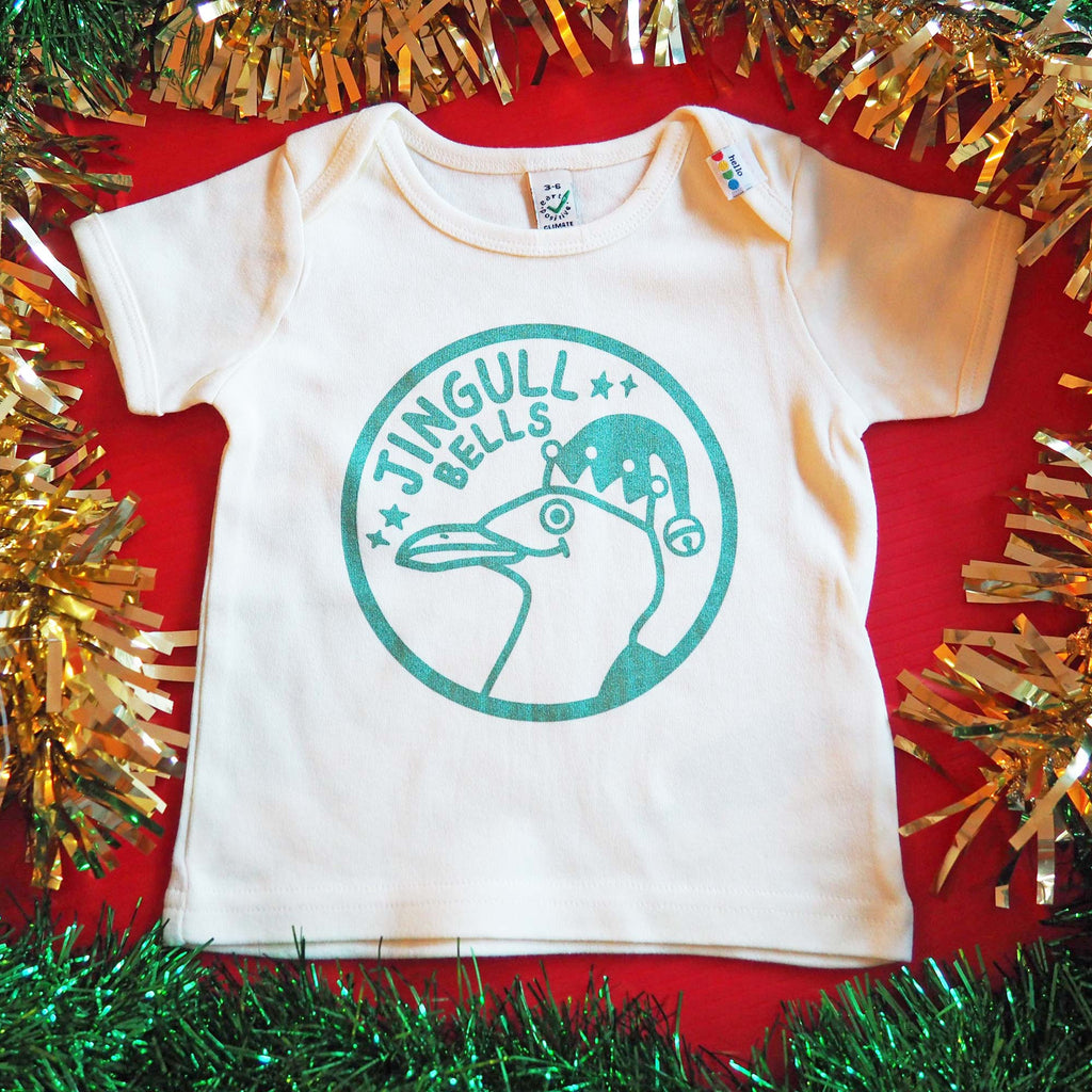 Jingull Bells Christmas Baby T-shirt - hello DODO