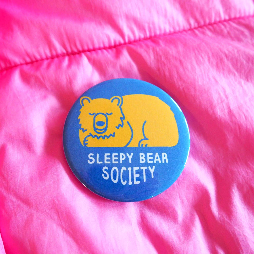Sleepy Bear Badge - hello DODO