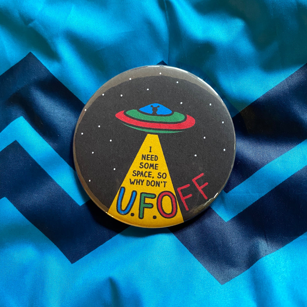 U.F.O Alien Badge - hello DODO