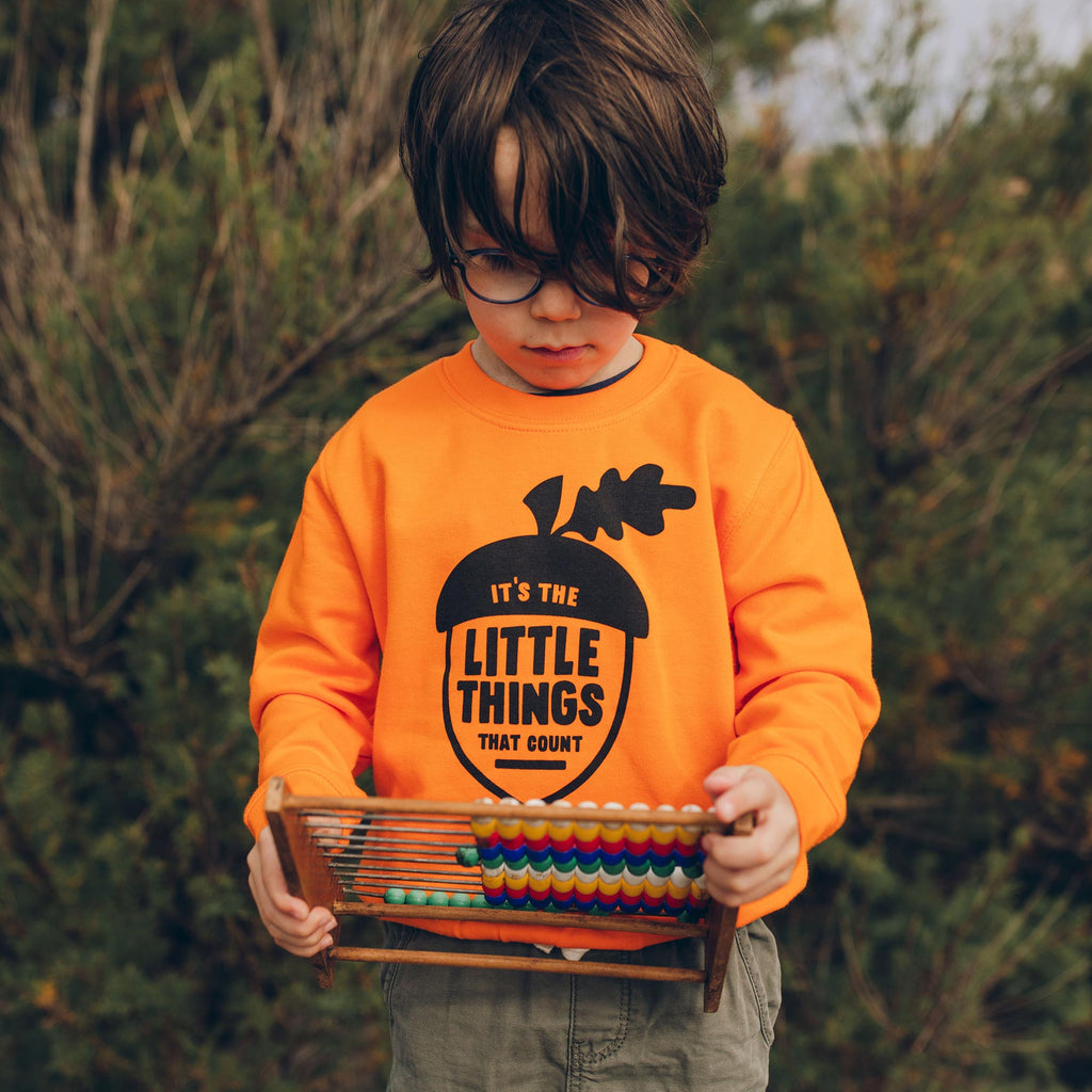 It’s The Little Things That Count Kids Sweatshirt