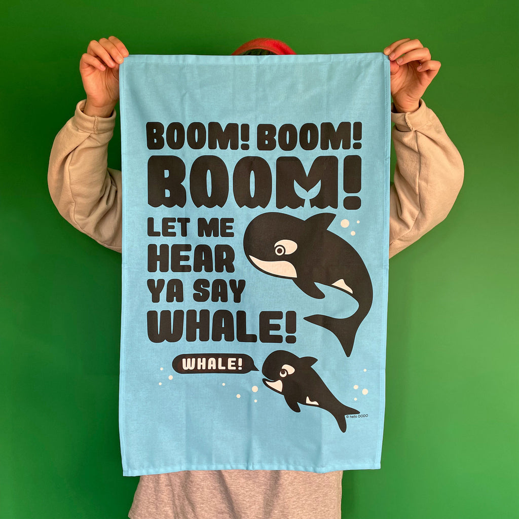 Boom Boom Boom Tea Towel
