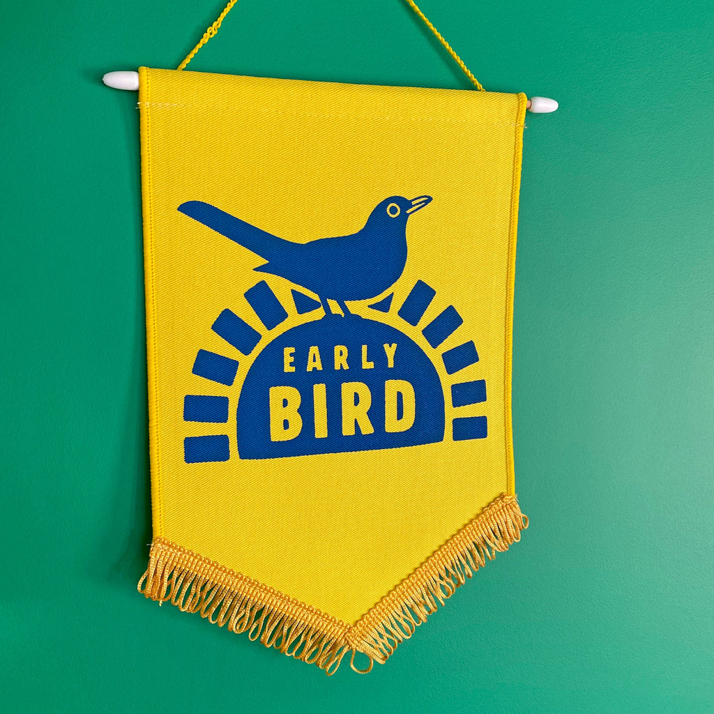 Early Bird Pennant Flag